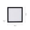 LEUCHTEN DIREKT is JUST LIGHT LED stropní svítidlo, černá, hranaté, ploché, do interiéru 3000K