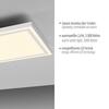 LEUCHTEN DIREKT is JUST LIGHT LED stropní svítidlo bílé ovládání vypínačem paměťová funkce teplé bílé světlo 3000K LD 14882-16