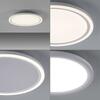 LEUCHTEN DIREKT is JUST LIGHT LED stropní svítidlo bílé kruhové ovládání vypínačem teplá bílá paměťová funkce 3000K LD 14883-16