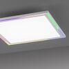 LEUCHTEN DIREKT LED stropní svítidlo 40x40, bílá, ploché Rainbow RGB, dálkový ovladač RGB+2700-6000K