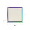 LEUCHTEN DIREKT LED stropní svítidlo 40x40, bílá, ploché Rainbow RGB, dálkový ovladač RGB+2700-6000K