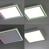 LEUCHTEN DIREKT LED stropní svítidlo 40x40, bílá, ploché Rainbow RGB, dálkový ovladač RGB+2700-6000K