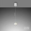 JUST LIGHT Kolekce Schöner Wohnen LED závěsné svítidlo LINI, bílé, Comfort Lift 3000K