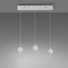 JUST LIGHT Kolekce Schöner Wohnen LED závěsné svítidlo LINI, bílé, 3-ramenné, Comfort Lift, krokově stmívatelné 3000K