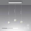JUST LIGHT Kolekce Schöner Wohnen LED závěsné svítidlo LINI, bílé, 3-ramenné, Comfort Lift, krokově stmívatelné 3000K