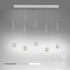 JUST LIGHT Kolekce Schöner Wohnen LED závěsné svítidlo LINI, bílé, 5-ramenné, nastavitelná výška, krokově stmívatelné 3000K