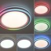 LEUCHTEN DIREKT is JUST LIGHT LED stropní svítidlo 40x40cm, kruhové, bílé, stmívatelné, hra světla, CCT LED panel RGB+2700-6500