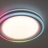 LEUCHTEN DIREKT is JUST LIGHT LED stropní svítidlo 40x40cm, kruhové, bílé, stmívatelné, hra světla, CCT LED panel RGB+2700-6500