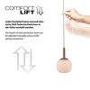 JUST LIGHT LED závěsné svítidlo NAMI, písková barva, podlouhlé, stmívatelné, Comfort-Lift, paměťová funkce, SimplyDim 3000K