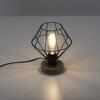 LEUCHTEN DIREKT is JUST LIGHT Stolní lampa, dřevodekor, 1xE27 max. 40 W, do interiéru, dřevodekor+kov,