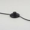 LEUCHTEN DIREKT is JUST LIGHT 2 ramenná stojací lampa černá s nožním vypínačem v jednoduchém designu  LD 15285-18