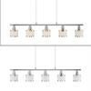 LEUCHTEN DIREKT is JUST LIGHT LED závěsné svítidlo 5 ramenné lesklý chrom do jídelny LD 15375-17