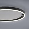 LEUCHTEN DIREKT is JUST LIGHT LED stropní svítidlo antracit, kruhové pr.40cm, stmívatelné, Switchmo, teplá bílá krokově stmívatelné 3000K