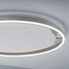 LEUCHTEN DIREKT is JUST LIGHT LED stropní svítidlo, hliník, kruhové, pr.60cm, stmívatelné, Switchmo, teplá bílá krokově stmívatelné 3000K