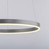 LEUCHTEN DIREKT is JUST LIGHT LED závěsné svítidlo hliník kruhové, pr.40cm, stmívatelné, Switchmo, teplá bílá krokově stmívatelné 3000K