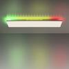 LEUCHTEN DIREKT is JUST LIGHT LED stropní svítidlo 100,5x25,5cm bílé hranaté RGB+CCT stmívatelné panel RGB+2700-5000K