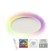 LEUCHTEN DIREKT is JUST LIGHT LED panel svítidlo, bílé, kruhové, stmívatelné, vč. dálkového ovládání, paměť, samostatně ovladatelné RGB+2700-5000K LD 15563-16