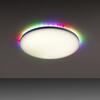 LEUCHTEN DIREKT is JUST LIGHT LED panel svítidlo, bílé, kruhové, stmívatelné, vč. dálkového ovládání, paměť, samostatně ovladatelné RGB+2700-5000K LD 15563-16