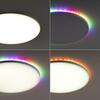 LEUCHTEN DIREKT is JUST LIGHT LED panel svítidlo, bílé, kruhové, stmívatelné, vč. dálkového ovládání, paměť, samostatně ovladatelné RGB+2700-5000K LD 15563-16
