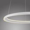 JUST LIGHT Kolekce Schöner Wohnen LED závěsné svítidlo QUILLO, bílé, kruhové, stmívatelné, Comfort Lift, SimplyDim 3000K