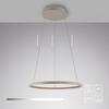 JUST LIGHT Kolekce Schöner Wohnen LED závěsné svítidlo QUILLO, písková barva, stmívatelné, paměťová funkce, SimplyDim 3000K