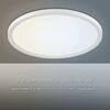 LEUCHTEN DIREKT is JUST LIGHT LED stropní svítidlo kruhové v bílé s nastavitelou barvou světla a dálkovým ovladačem 2700-5000K