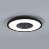 LEUCHTEN DIREKT is JUST LIGHT LED stropní svítidlo, černá, CCT, RGB, dálkový ovladač, stmívatelné, paměťová funkce RGB+2700-5000K