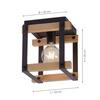 LEUCHTEN DIREKT is JUST LIGHT LED stropní svítidlo, vintage, design dřeva, E27 bez žárovky, max. 40W, retro