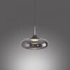 JUST LIGHT Kolekce Schöner Wohnen LED závěsné svítidlo POSH, šedé, 1-ramenné, stmívatelné, SimplyDim 3000K