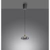 JUST LIGHT Kolekce Schöner Wohnen LED závěsné svítidlo POSH, šedé, 1-ramenné, stmívatelné, SimplyDim 3000K
