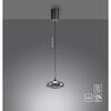 JUST LIGHT Kolekce Schöner Wohnen LED závěsné svítidlo POSH, šedé, 1-ramenné, stmívatelné, SimplyDim 3000K
