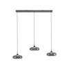 JUST LIGHT Kolekce Schöner Wohnen LED závěsné svítidlo POSH, šedé, stmívatelné, Comfort Lift, SimplyDim 3000K