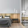 JUST LIGHT LED závěsné svítidlo bílé nastavitelná výška magnetická nabíjecí hlava 3000K LD 18281-16