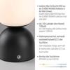 JUST LIGHT Kolekce Schöner Wohnen LED bateriové stolní svítidlo RUDI, černé, přes USB 3000-6000K