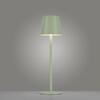 LEUCHTEN DIREKT is JUST LIGHT LED stolní lampa lakovaná zelená ochrana proti stříkající vodě na baterie 3000K LD 19250-43