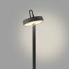 JUST LIGHT LED stojací lampa na baterie černá stmívatelné dotykem IP44 paměťová funkce 2700K LD 19311-18