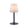 LEUCHTEN DIREKT is JUST LIGHT LED stolní lampa, černá, stmívatelné, moderní vč. tahacího vypínače, bateriové, USB napájení 3000K