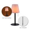 LEUCHTEN DIREKT is JUST LIGHT LED stolní lampa, černá, stmívatelné, moderní vč. tahacího vypínače, bateriové, USB napájení 3000K