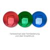 LEUCHTEN DIREKT is JUST LIGHT LED stolní lampa, černá, RGB, bateriové svítidlo, IP44, vč. USB-kabel, dálkový ovladač RGB+3000K