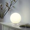 JUST LIGHT LED stolní lampa, koule, bílé, Smarthome, stmívatelné, dálkový ovladač s aplikací Tuya RGB, 2700-5000K