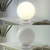 JUST LIGHT LED stolní lampa, koule, bílé, Smarthome, stmívatelné, dálkový ovladač s aplikací Tuya RGB, 2700-5000K