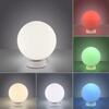 JUST LIGHT LED stolní lampa, koule, bílé, Smarthome, stmívatelné, dálkový ovladač s aplikací Tuya RGB, 2700-5000K