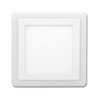 Ecolite Dvojbarev. SMD 19.5x19.5cm, 12W+4W, 4000K+2700K LED-DUO-S12W