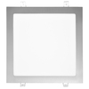 Ecolite SMD panel 30x30cm, 25W, 4100K, IP20, 2260Lm LED-WSQ-25W/41/CHR