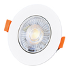 Ecolite SMD kruh 9cm výklopný max.7W IP20 560lm CCT bílá LED-YL201/7W/CCT/BI
