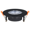 Ecolite SMD kruh 9cm výklopný max.7W IP20 560lm CCT černá LED-YL201/7W/CCT/CR