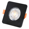 Ecolite SMD čtverec 9cm výklopný max.7W IP20 560lm CCT černá LED-YL202/7W/CCT/CR