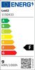 LED2 TUBUS A, B 9W STROPNÍ ČERNÉ 3000K 1150433