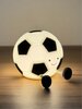LED2 dětská lampička Fotbalový míč LED teplá bílá nabíjecí USB