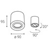 LED2 ROLL, W STROPNÍ BÍLÉ 1160231
